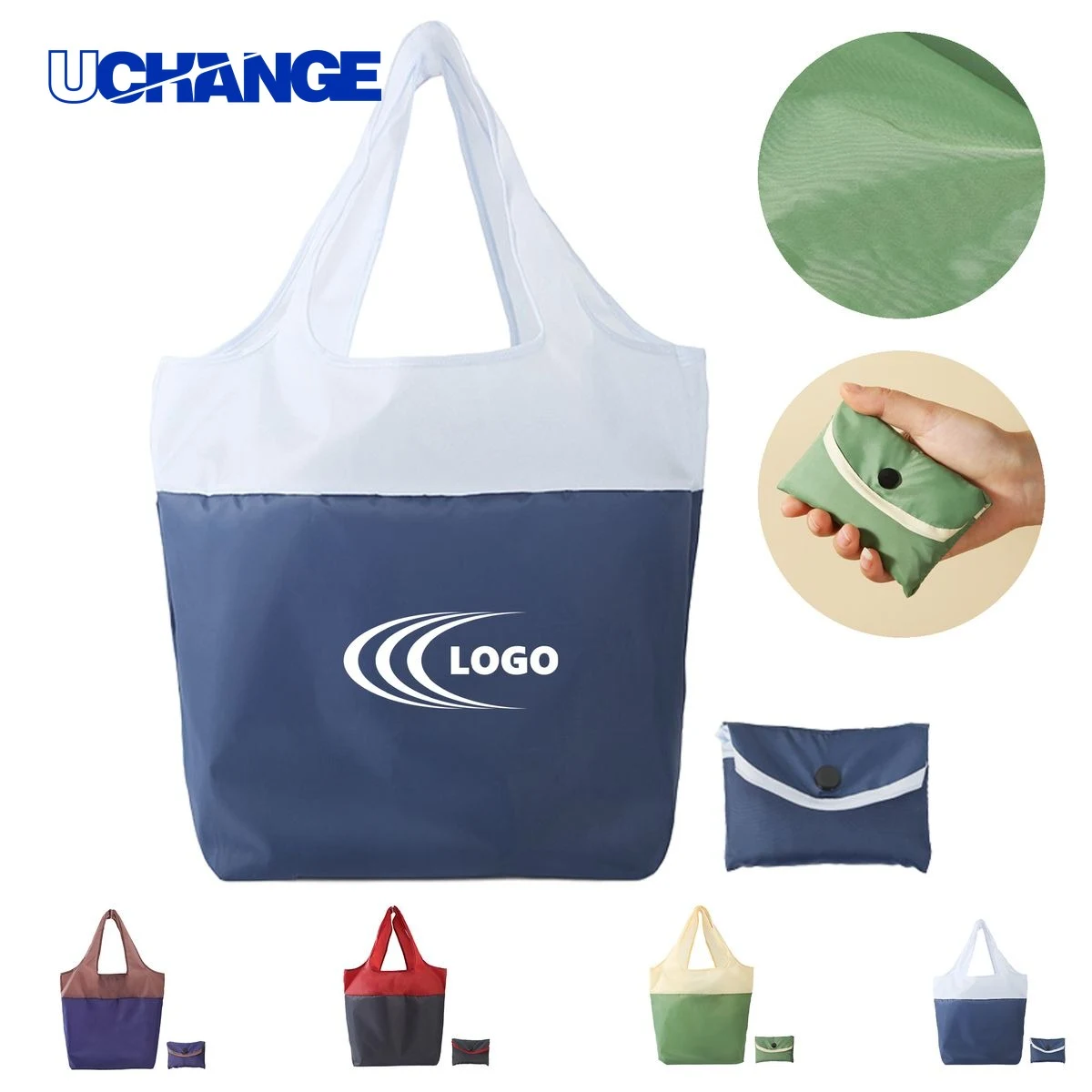 Portable Foldable Reinforced Handle Bag 1