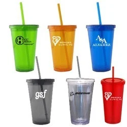 16 oz. Double Wall BPA Free Acrylic Tumbler 1