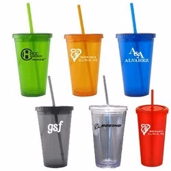 16 oz. Double Wall BPA Free Acrylic Tumbler