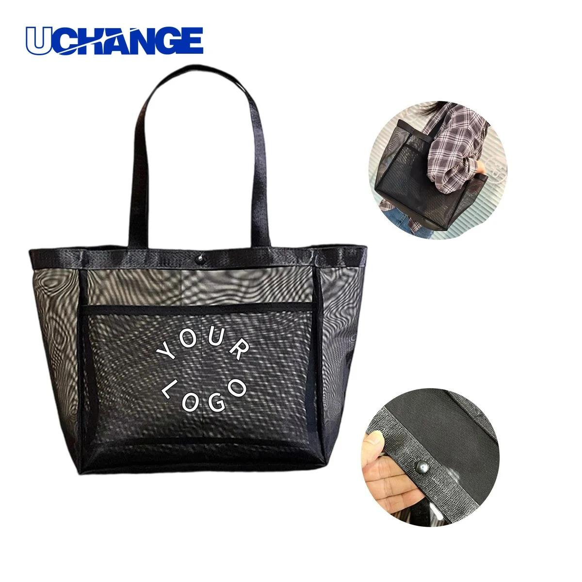 Transparent Beach Tote Bag Carrier for Summer 1