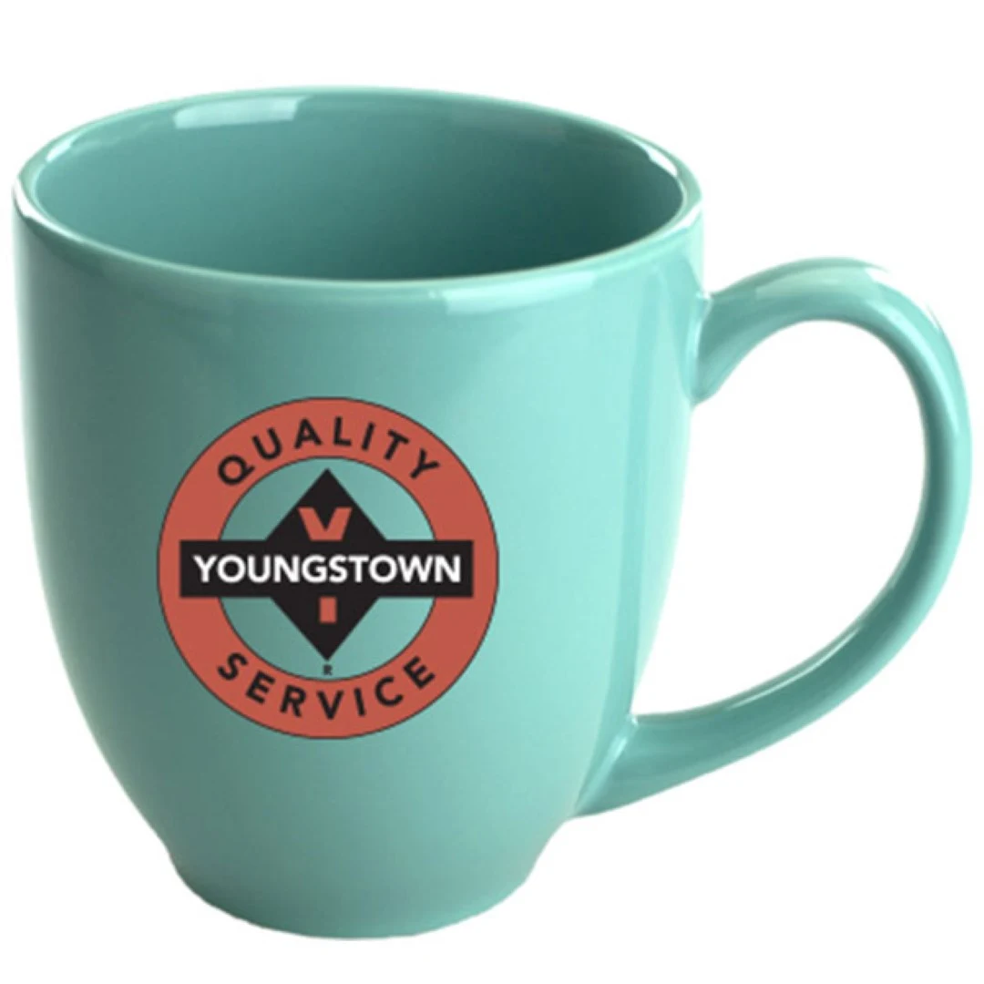 15 Oz St. Paul Fiesta Bistro Mug - Aqua 1