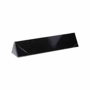 2" x 10" Black Marble Desk Wedge