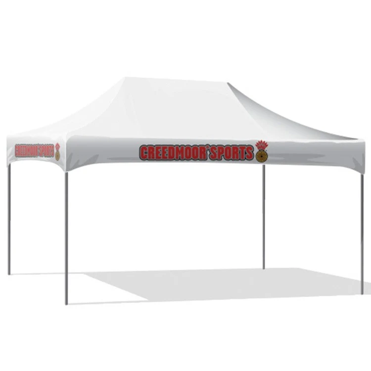 10x15 Aluminum Screen Printed Canopy 1