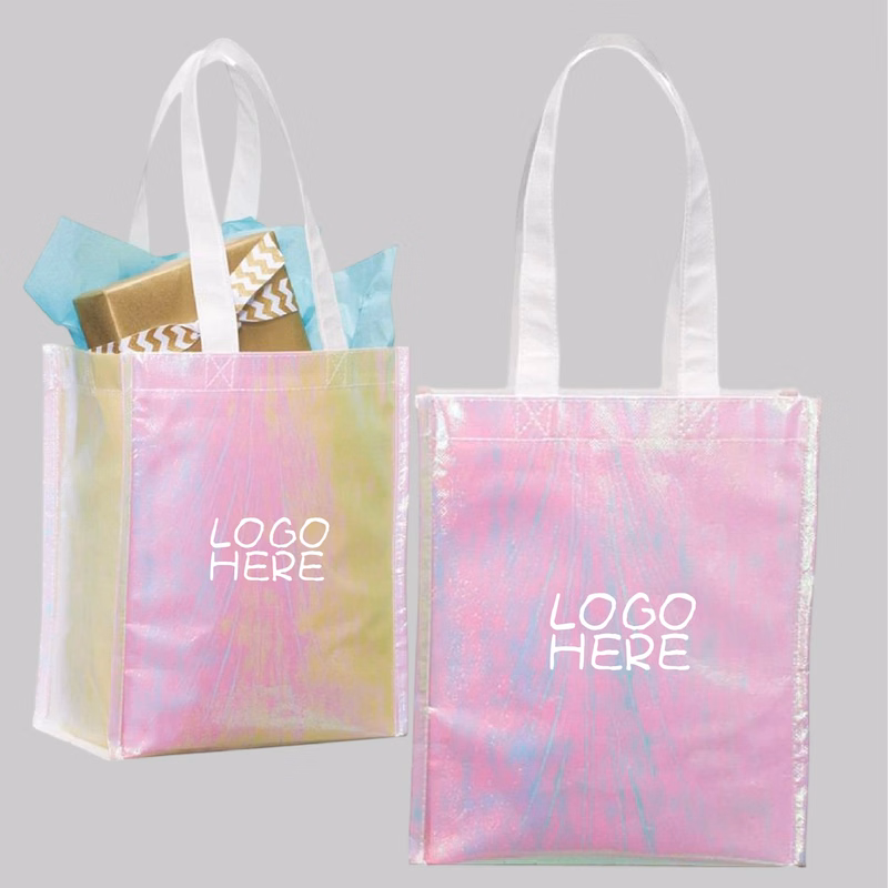 Iridescent Waterproof Shopping Tote