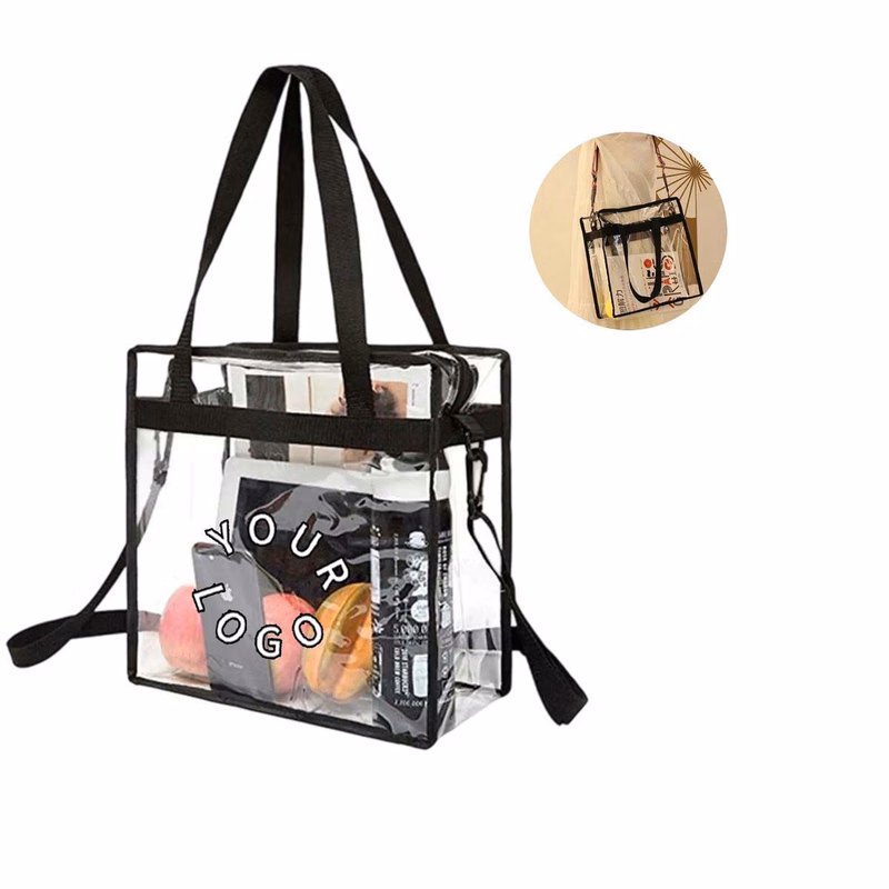 Clear PVC Storage Bag with Wear Resistant Fabric