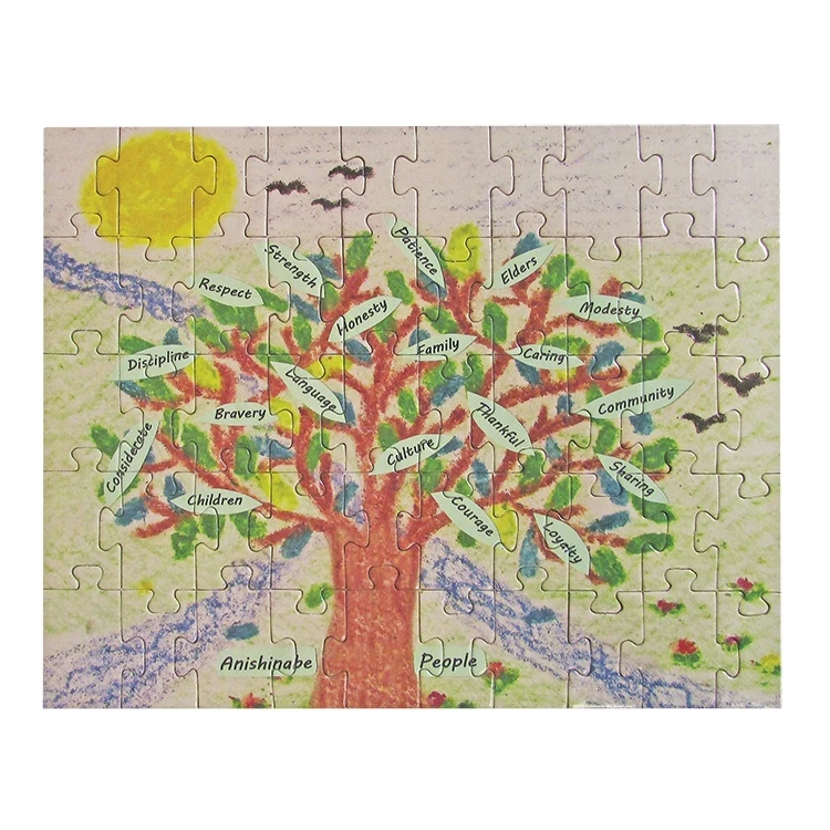 50 Pieces - 8" x 10" - Medium Puzzle 1