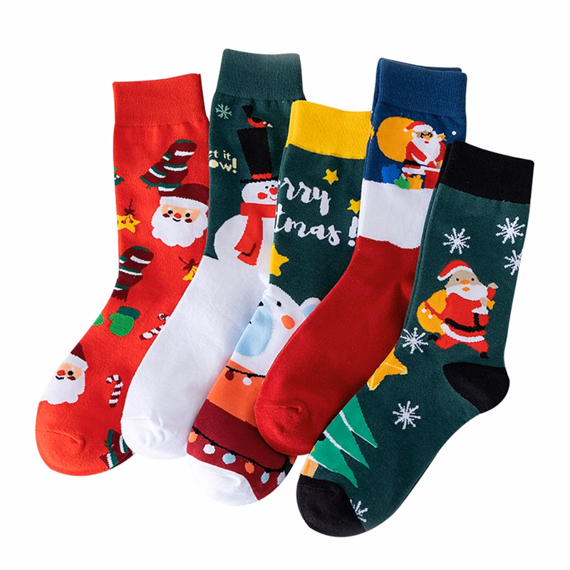 Winter Christmas Socks