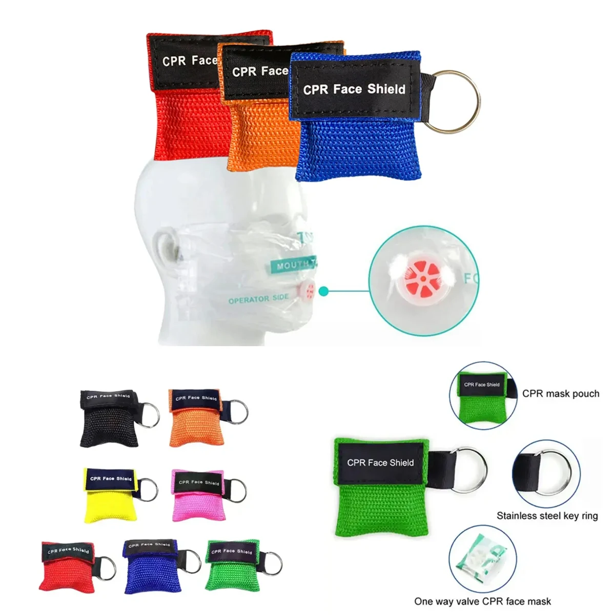 CPR Emergency Face Shield For First Aid 1