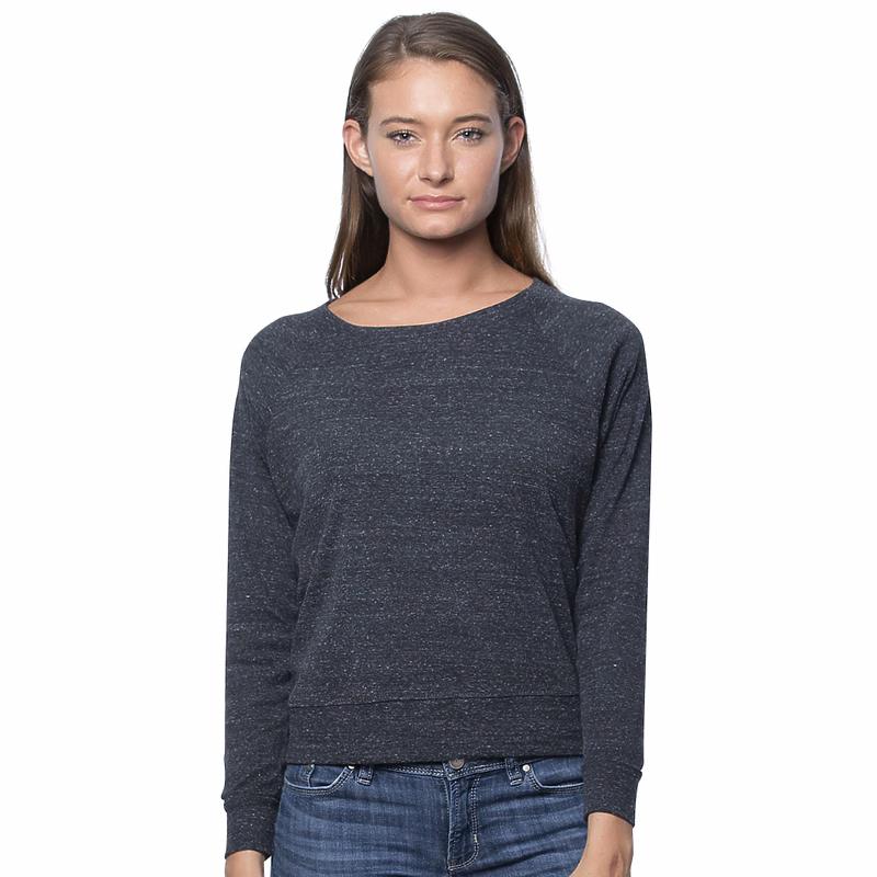 Women's Triblend Long Sleeve Raglan Pullover