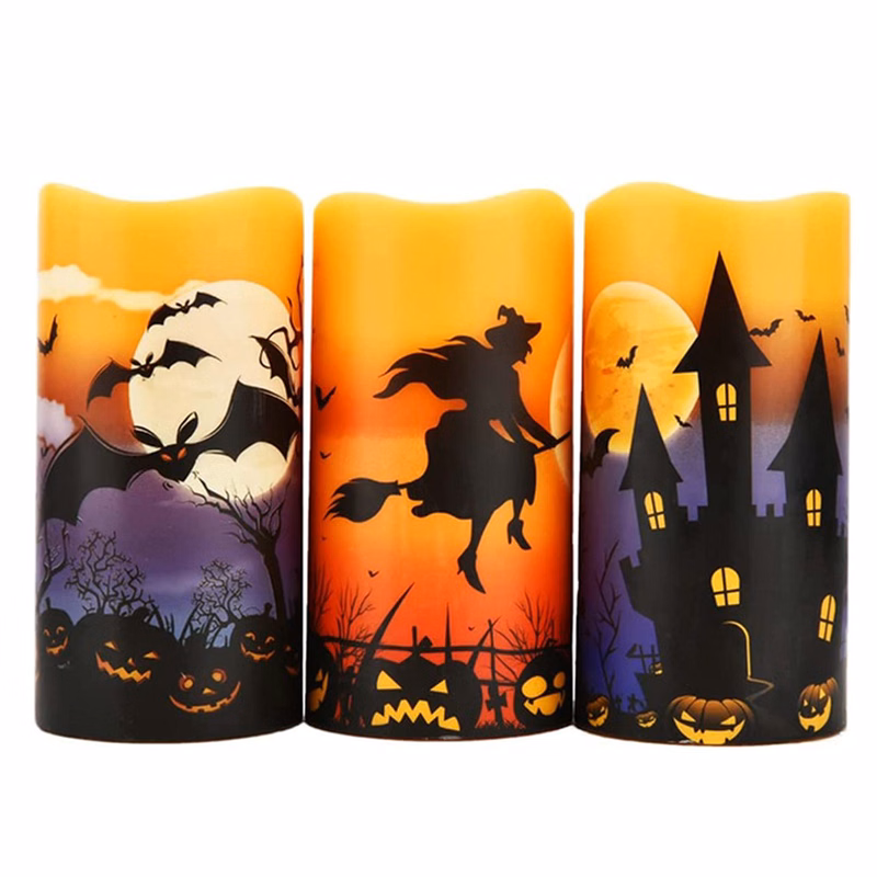 Halloween Flameless Flickering LED Candles