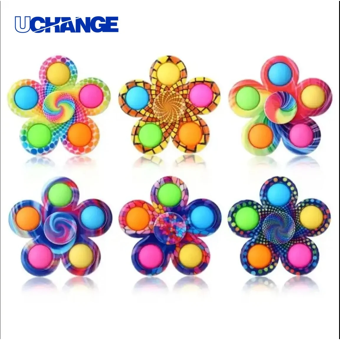 Push Bubble Fidget Spinner Sensory Toy for Stress Relief & Play 1