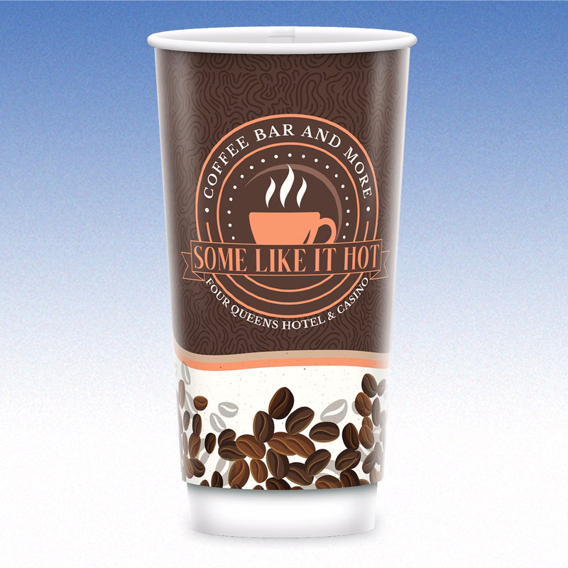 21 oz-Vx2 Matte Double Wall Insulated Paper Cups
