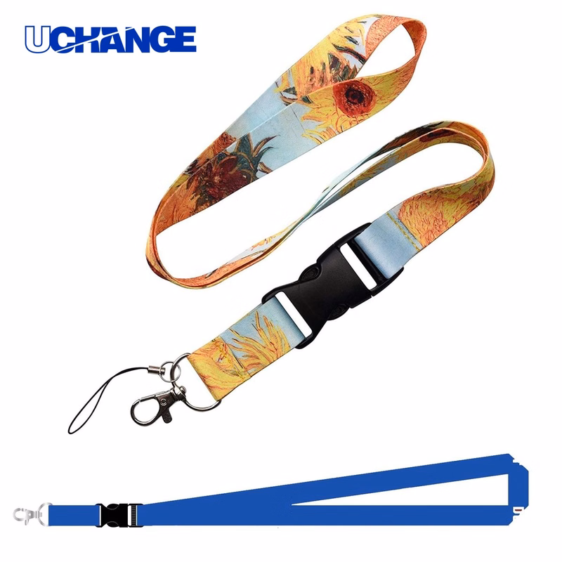 Quick Release Buckle Polyester Lanyard