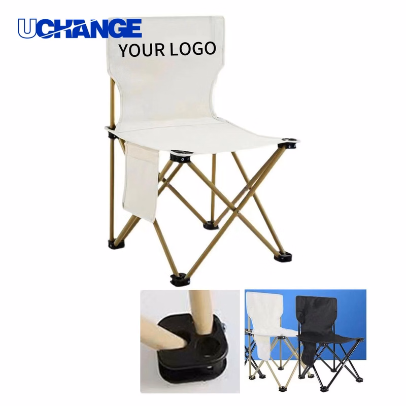 Folding Outdoor Chair with Storage Pockets and Carry Bag