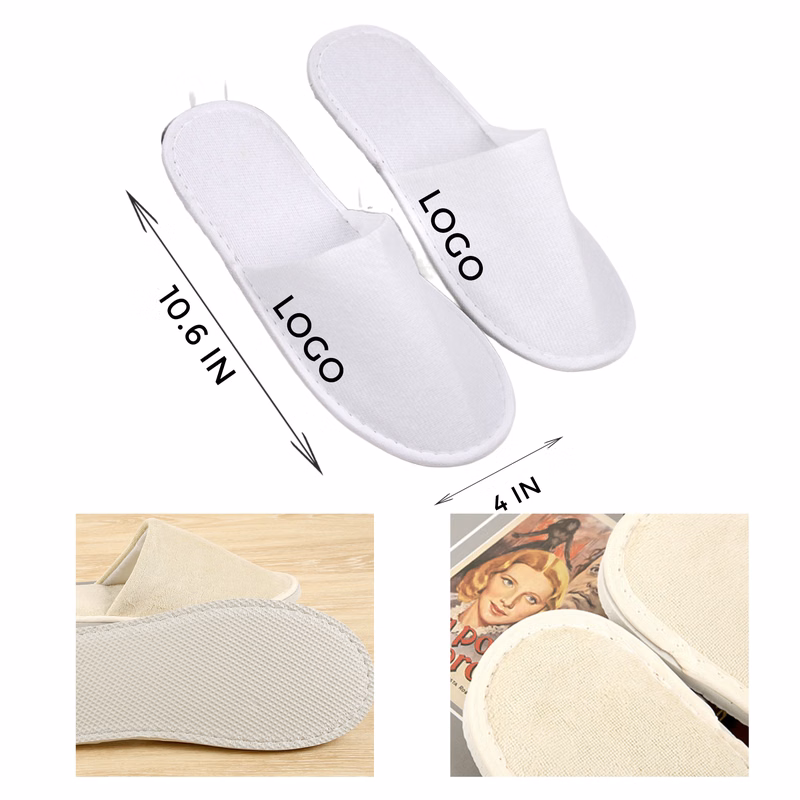 Versatile Hotel Brushed Fabric Slippers