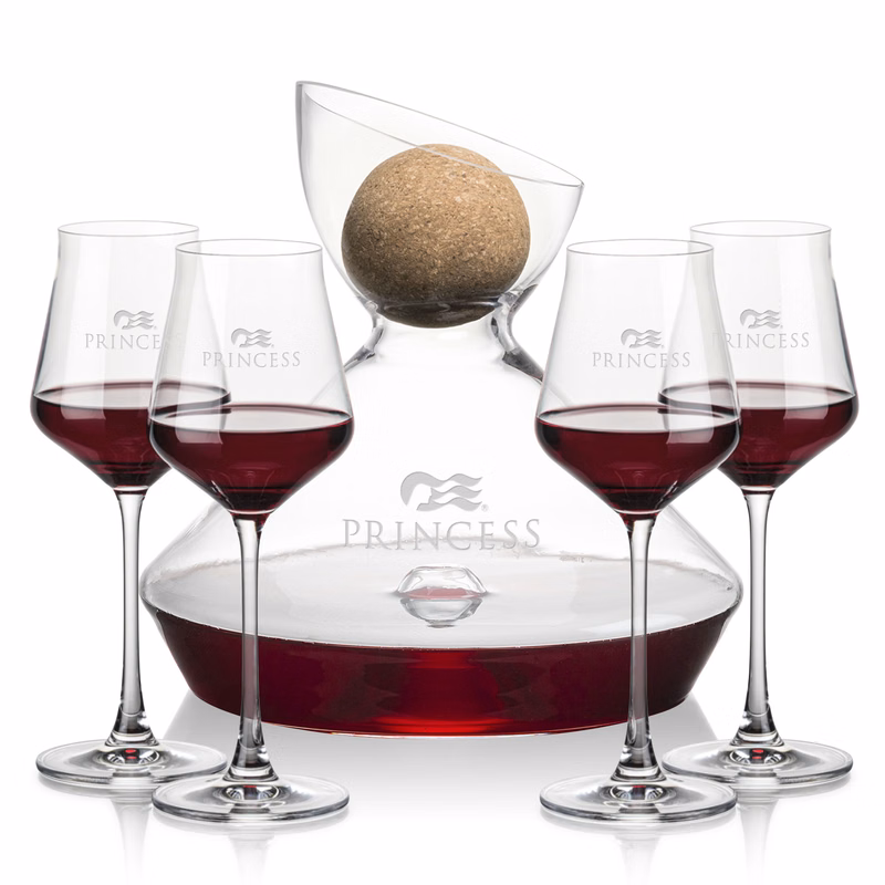 Woodbury Carafe w/Cork Stopper & Bretton Wine