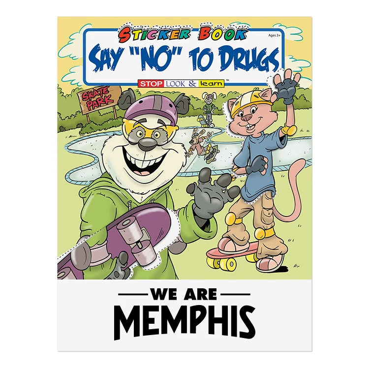 Say No To Drugs Stickers Book 1