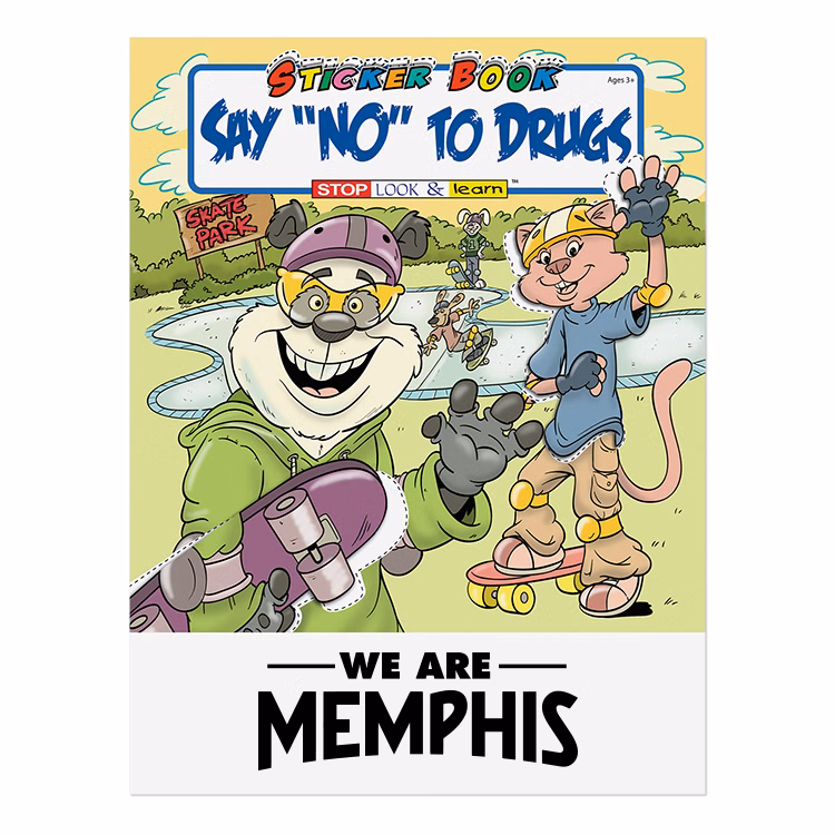 Say No To Drugs Stickers Book