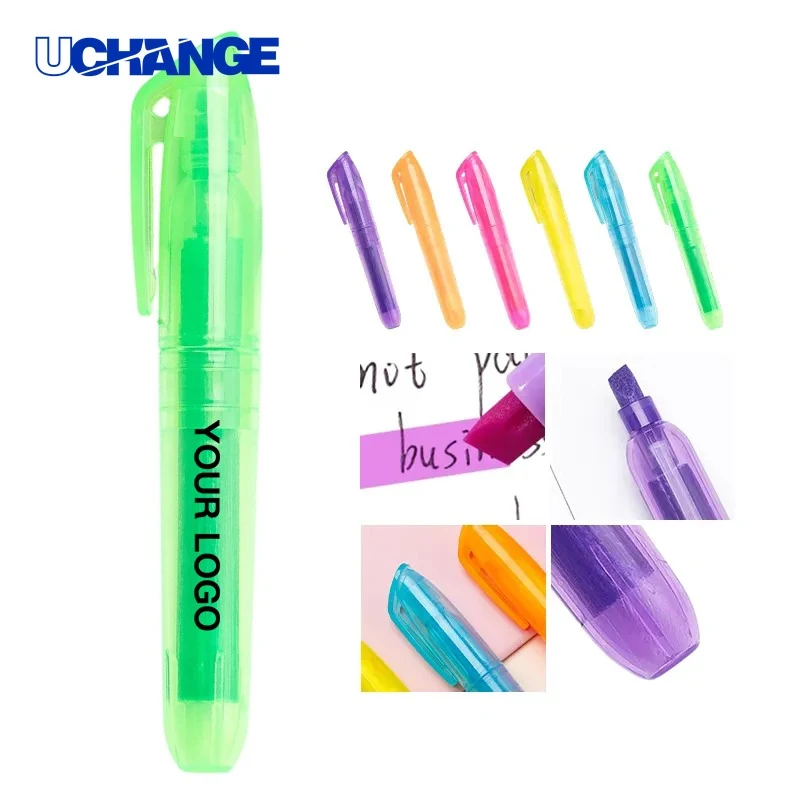 Vibrant Highlighter Pen Marker with Full-Color Print 1