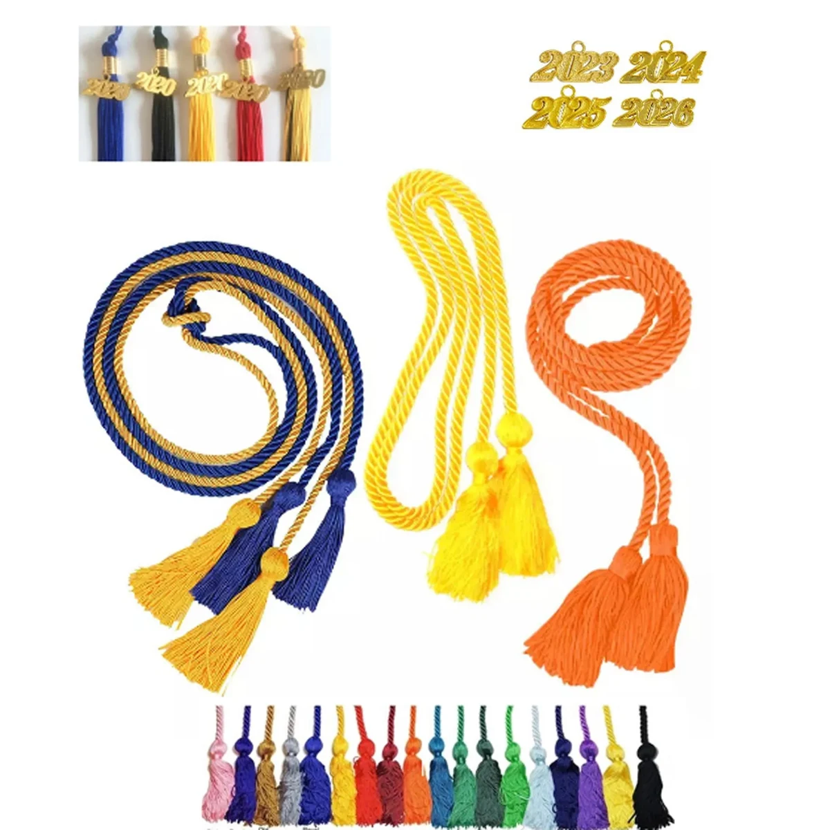 Custom Graduation Honor Cord w MOQ 30pcs 1