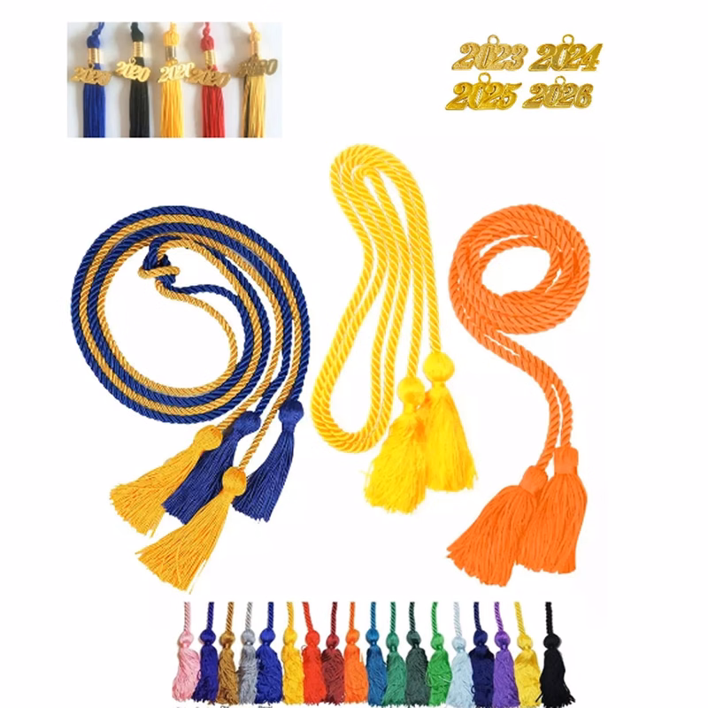 Custom Graduation Honor Cord w MOQ 30pcs
