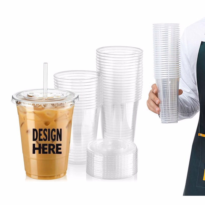 16oz Transparent PET Disposable Cup