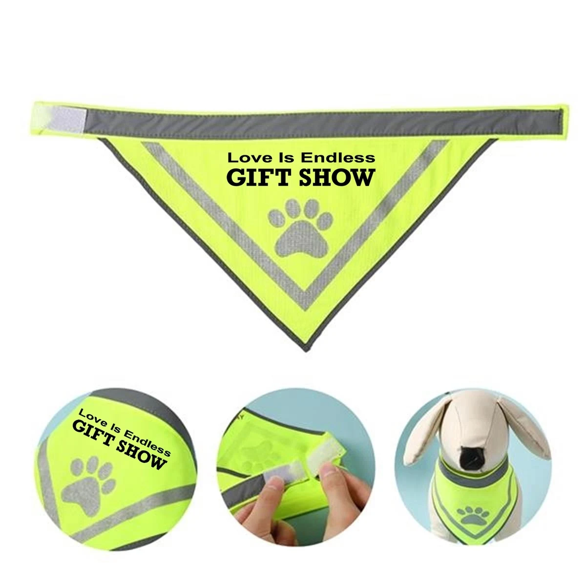 Personalized Pet Scarf Triangle 1