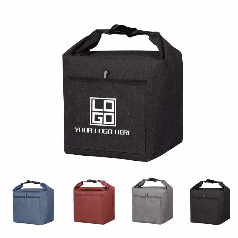 Bellevue Heathered Polyester Lunch Tote with Insulation