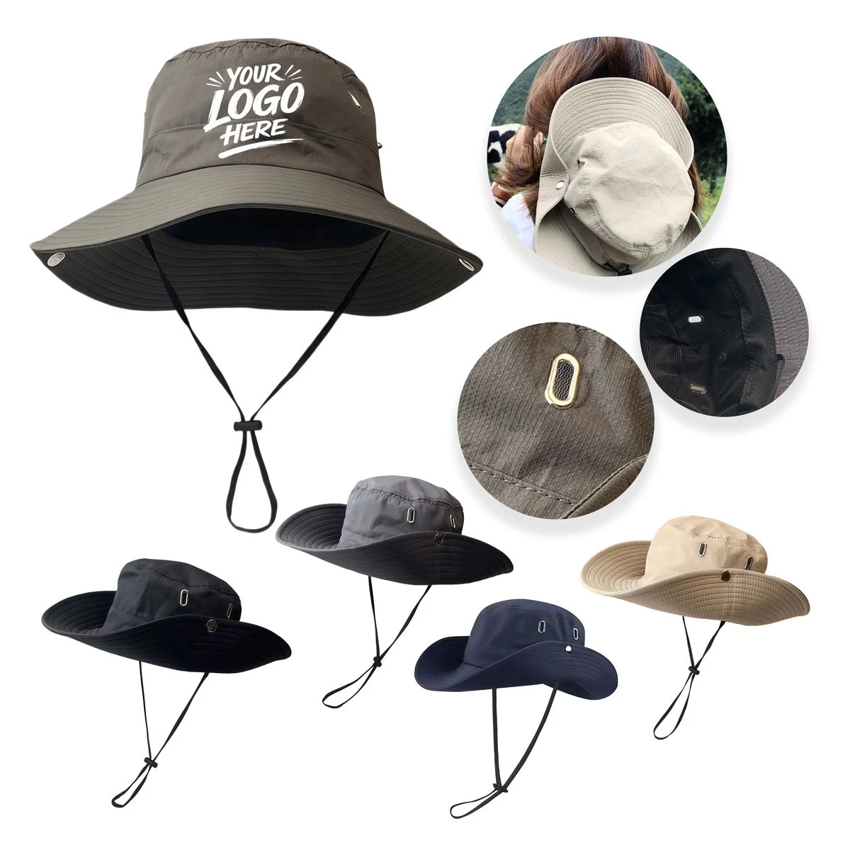 Lightweight UPF50+ Boonie Hat Wide Sun Brim 1