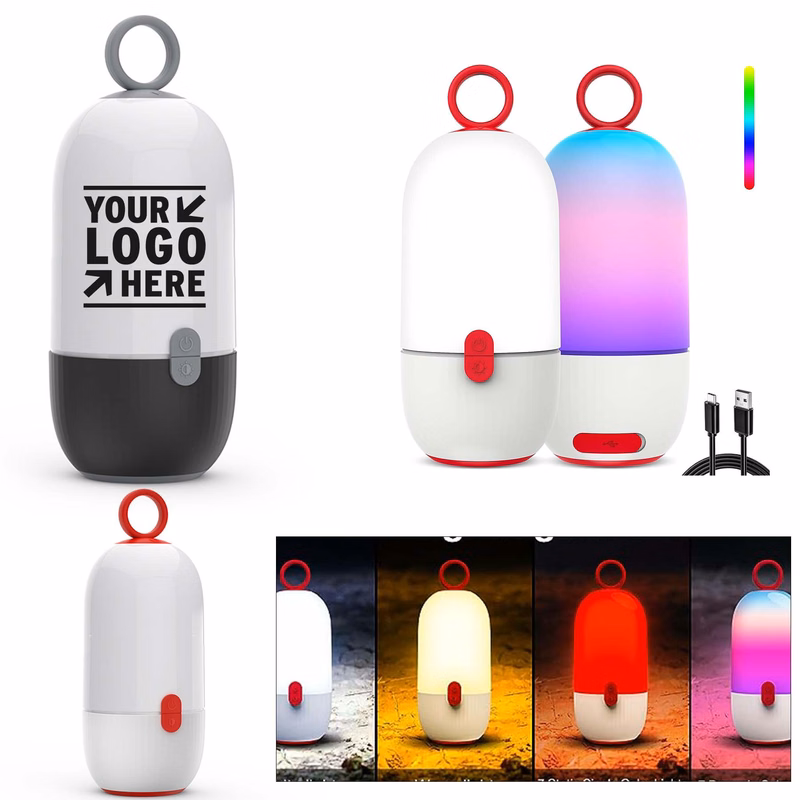1200LM 4 Days Runtime LED Home Waterproof Portable Lantern Rechargeable RGB Hiking Camping Lights