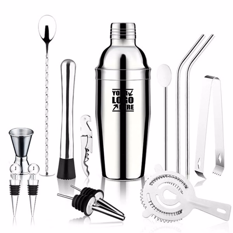 25 Oz Stainless Steel Cocktail Shaker Set 16 Pcs