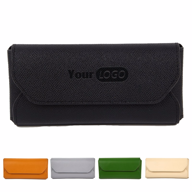 Polyurethane Classic Solid Color Anti Pressure Glasses Protective Case
