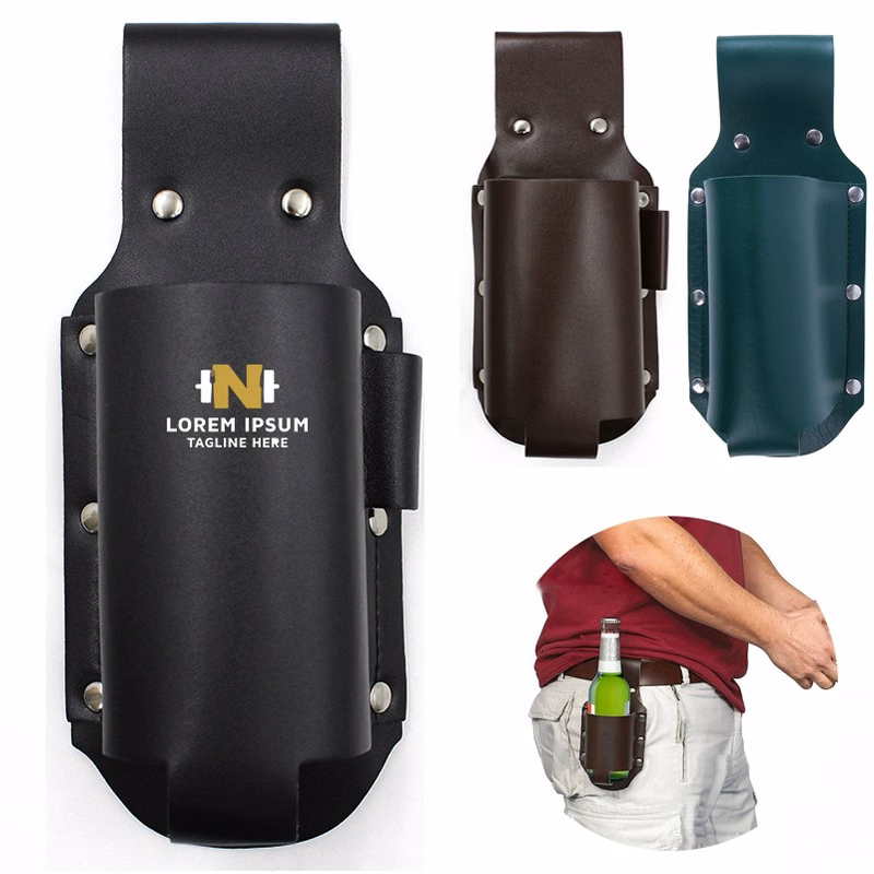 Leather Beer Holster Bottle Holders