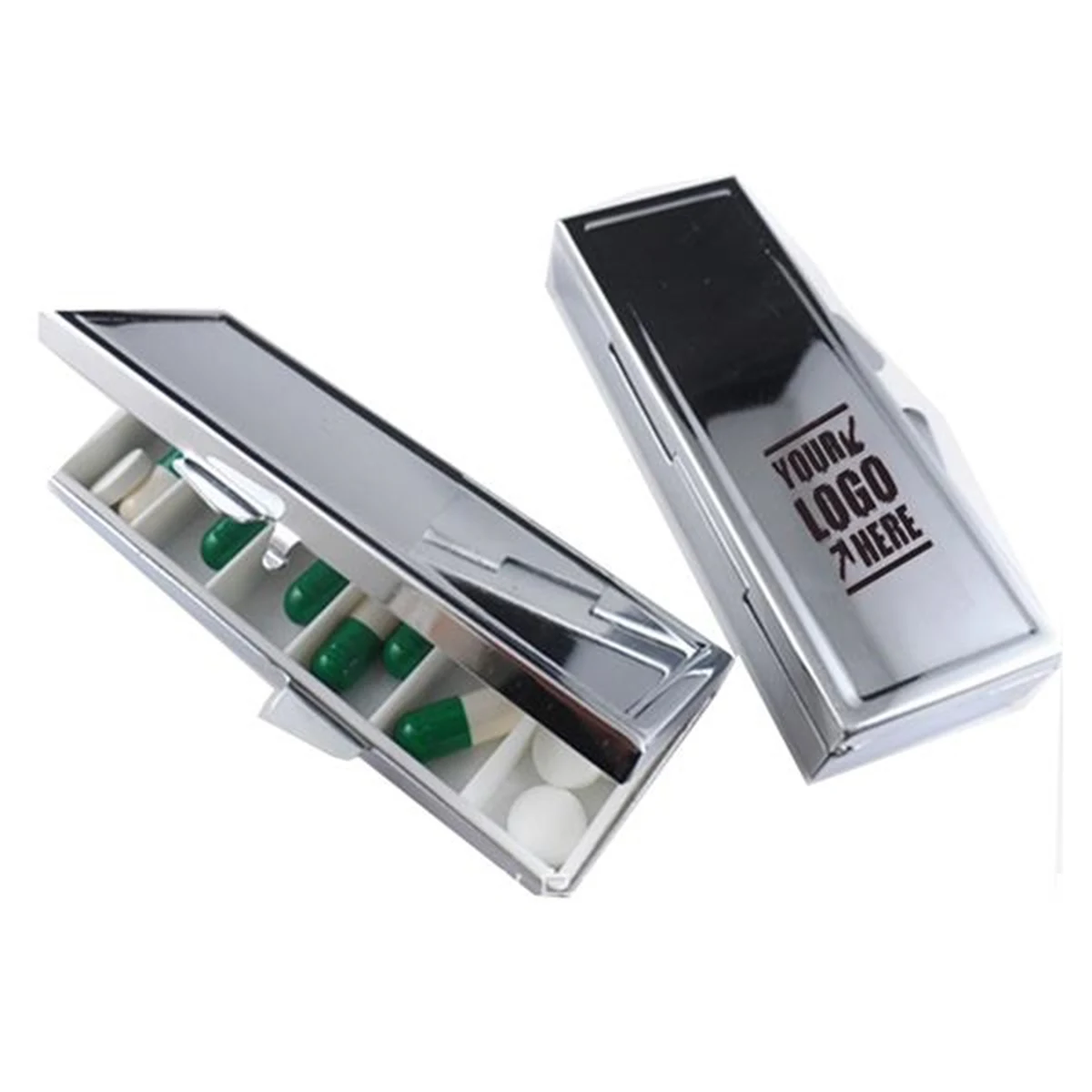 6 Compartments Pill Storage Box 1