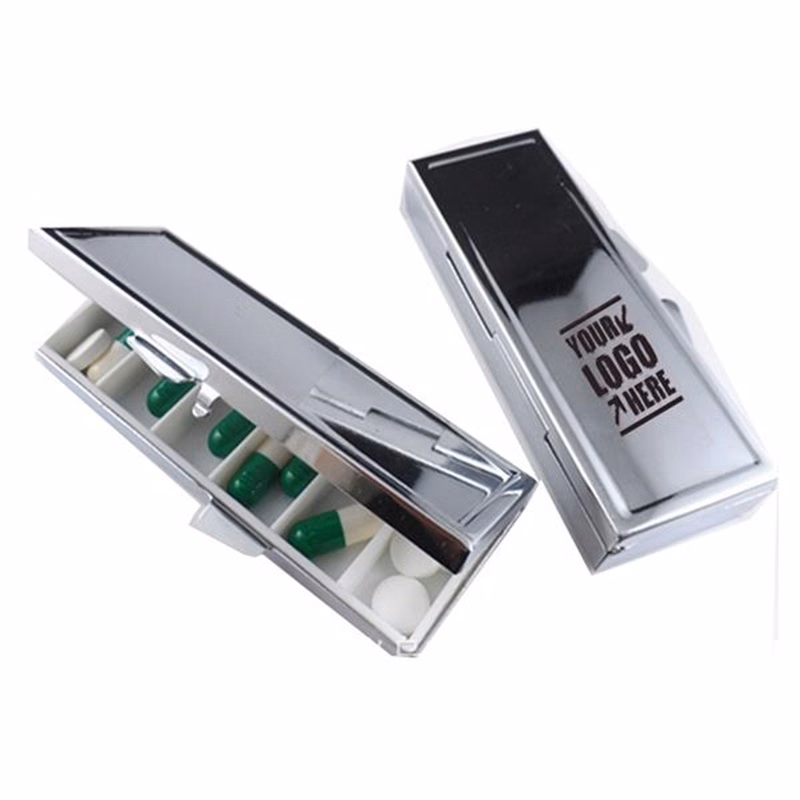 6 Compartments Pill Storage Box