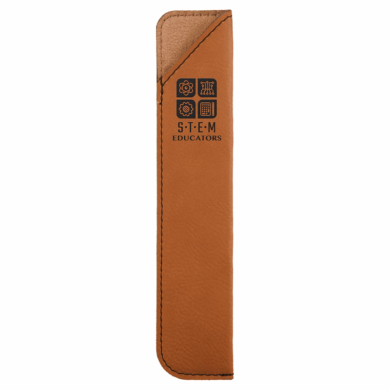 6 1/4" Rawhide Leatherette Pen Sleeve