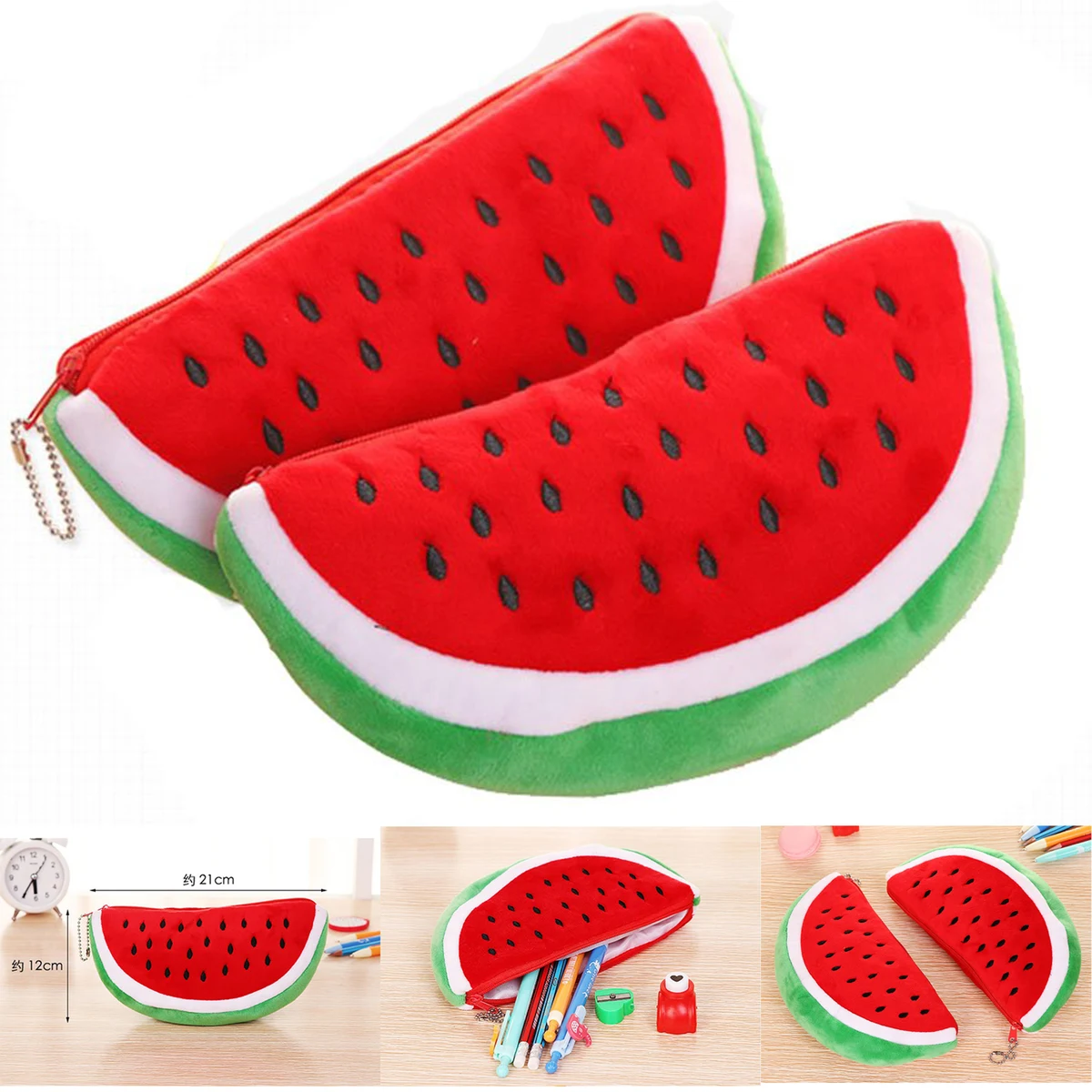 Cute Big Volume Watermelon Pencil Case 1