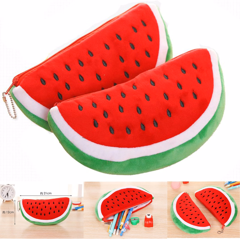 Cute Big Volume Watermelon Pencil Case