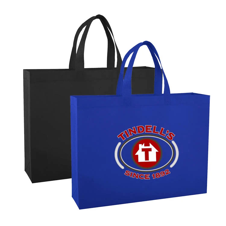 16-Inch Reusable Non-Woven Shopping Tote Bag – Eco-Friendly & Durable-Close Out 1