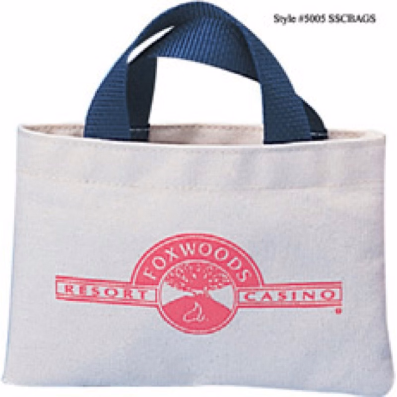 10 Oz. Natural Cotton Mini Tote Bag
