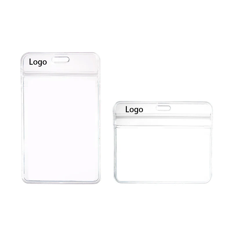 PVC Transparent ID Card Badge Holder 1