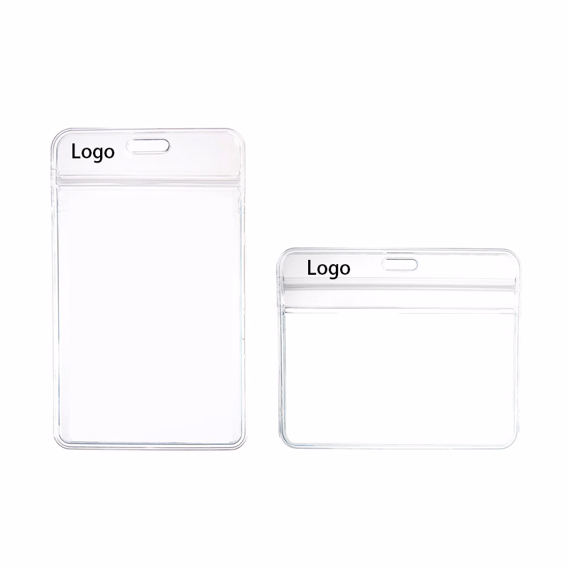 PVC Transparent ID Card Badge Holder