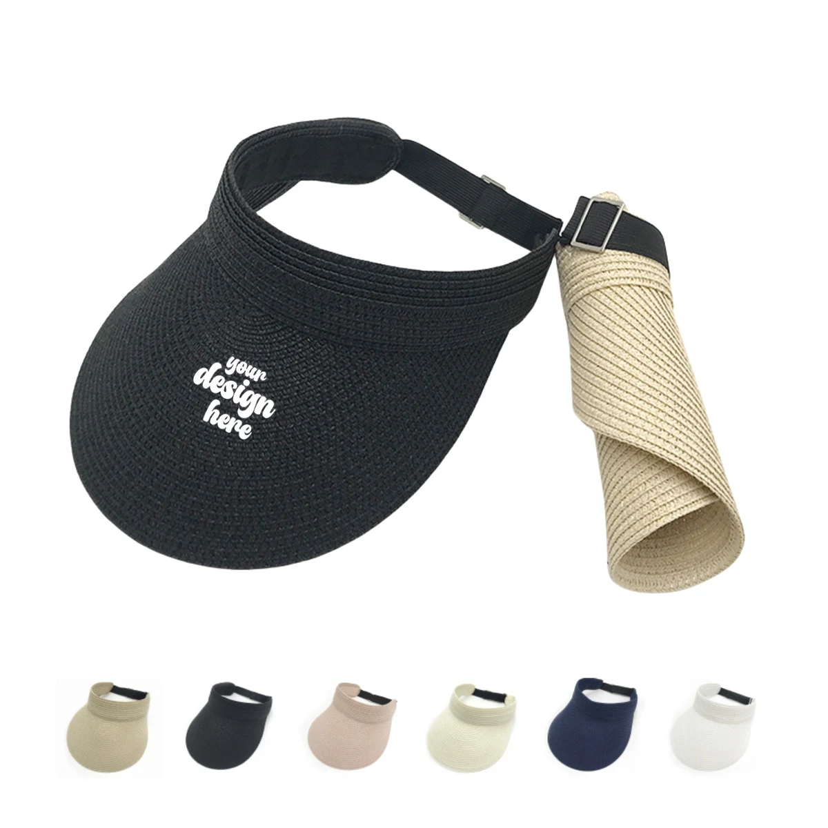 Womens Sun Visor Hat 1
