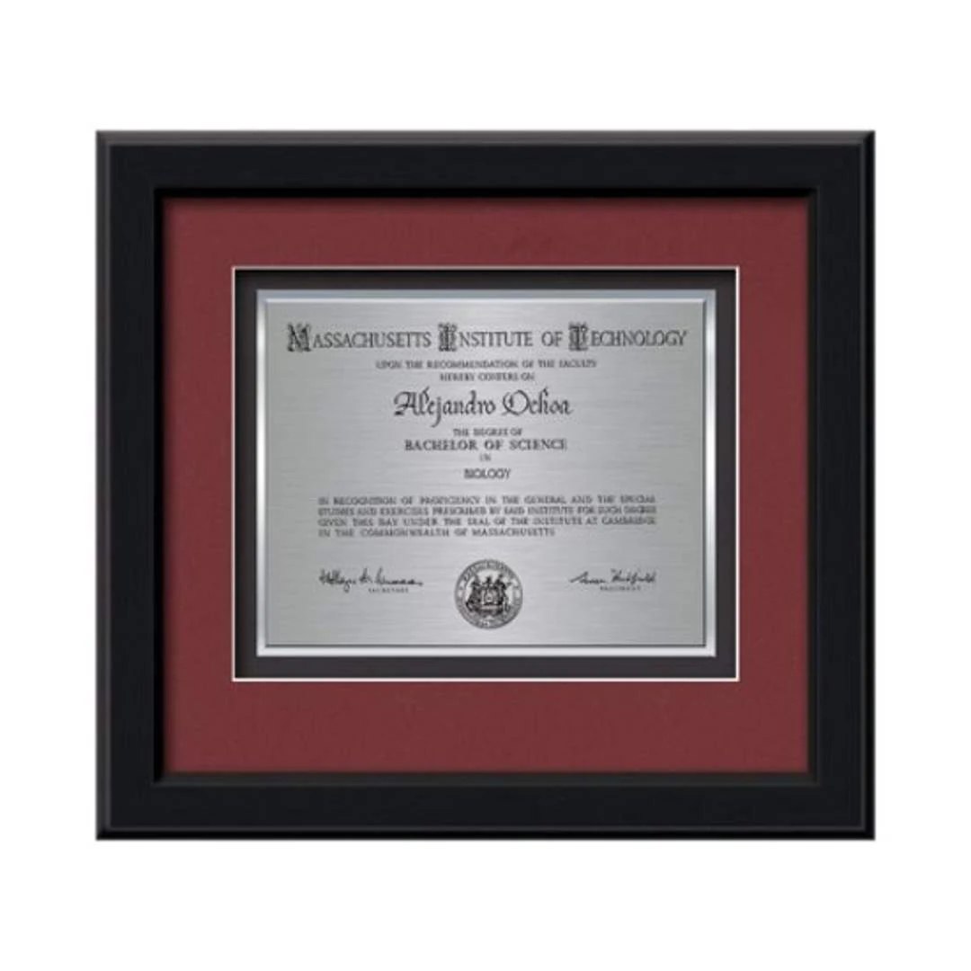 Myriad Certificate TexEtch - Black 1