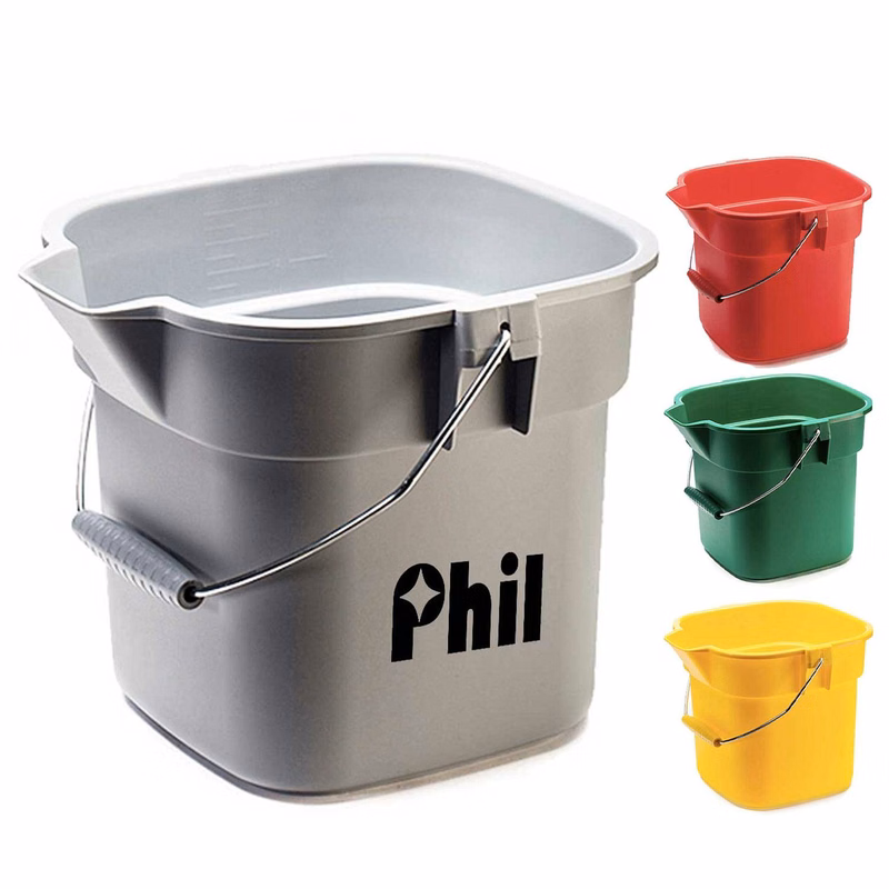 3.7-Gallon Heavy-Duty Water Bucket w/ Measuring Mark