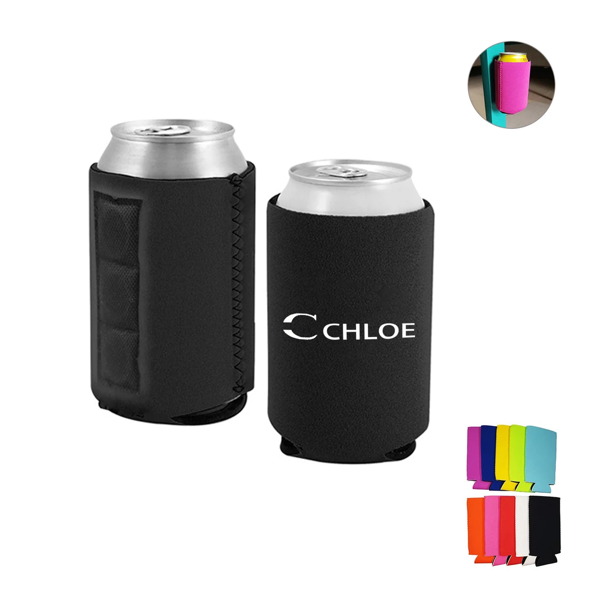 Magnetic Neoprene Beverage Can Sleeve 1