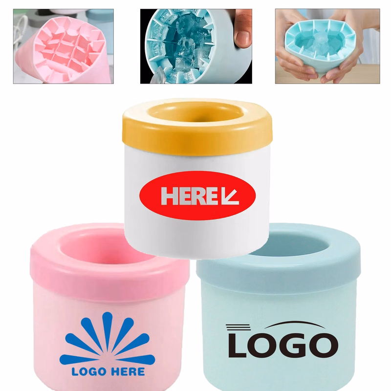 3D Cylindrical 40-cell Silicone Ice Cube Cup
