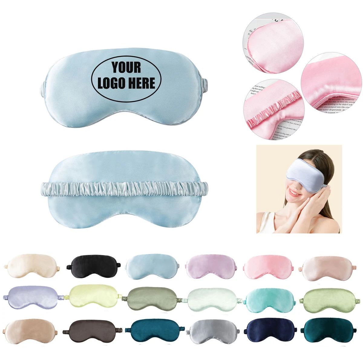 Imitation Silk Eye Mask For Sleeping 1
