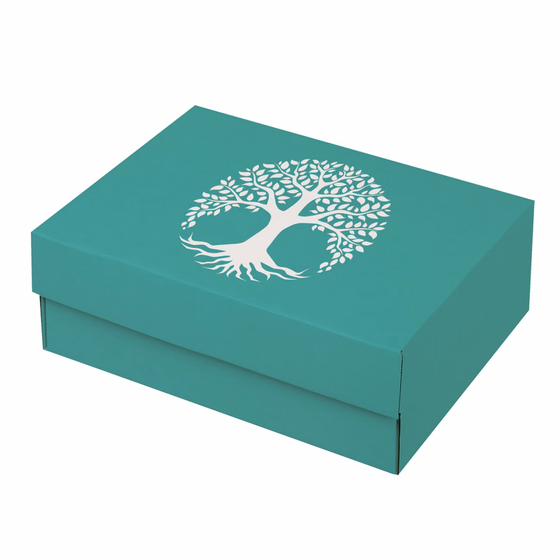 8 1/2" x 6 1/2" x 3 1/8" - Fold Above E-Flute Box