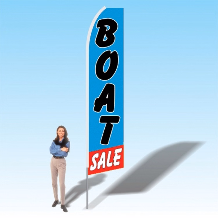 15FT Boat Sale Advertising Banner Flag